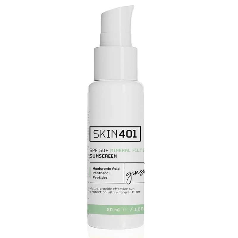 واقي شمس معدني SPF 50 50 مل من سكين 401 Skin401