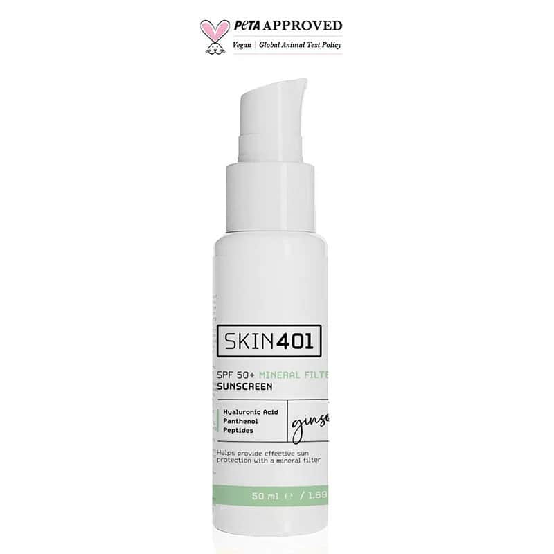 واقي شمس معدني SPF 50 50 مل من سكين 401 Skin401
