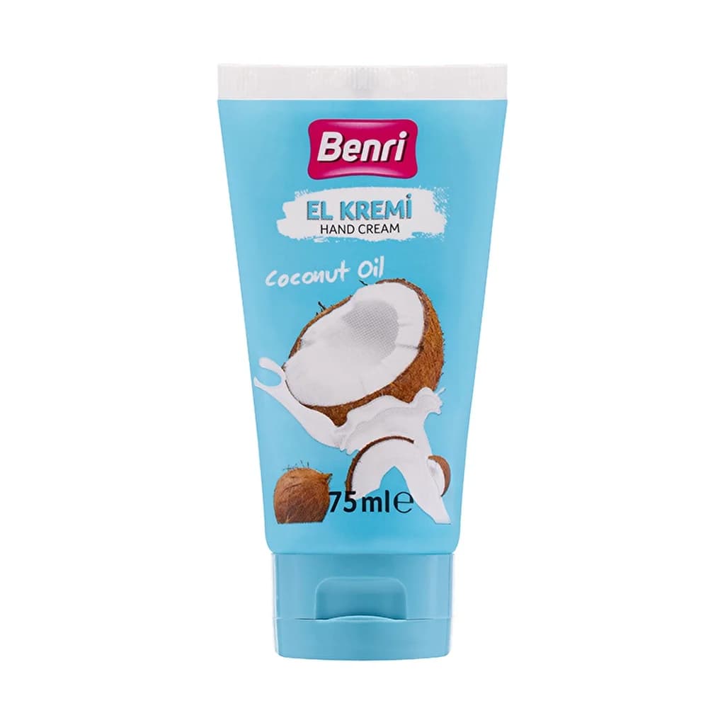Benri كريم بينري لليدين بزيت جوز الهند 75 مل