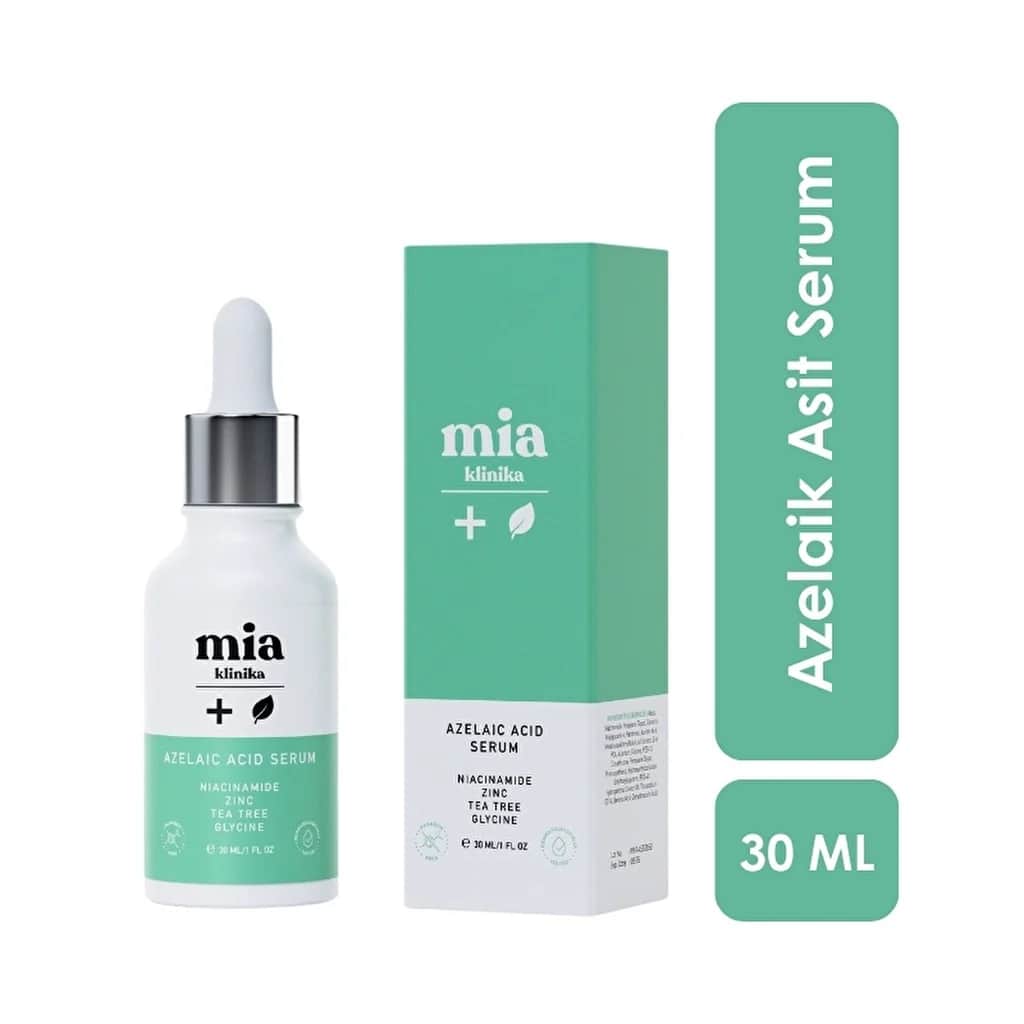 Mia Klinika ميا كلينيكا مصل حمض الأزيليك للقضاء على البشرة غير المنتظمة والرؤوس السوداء، 30 مل