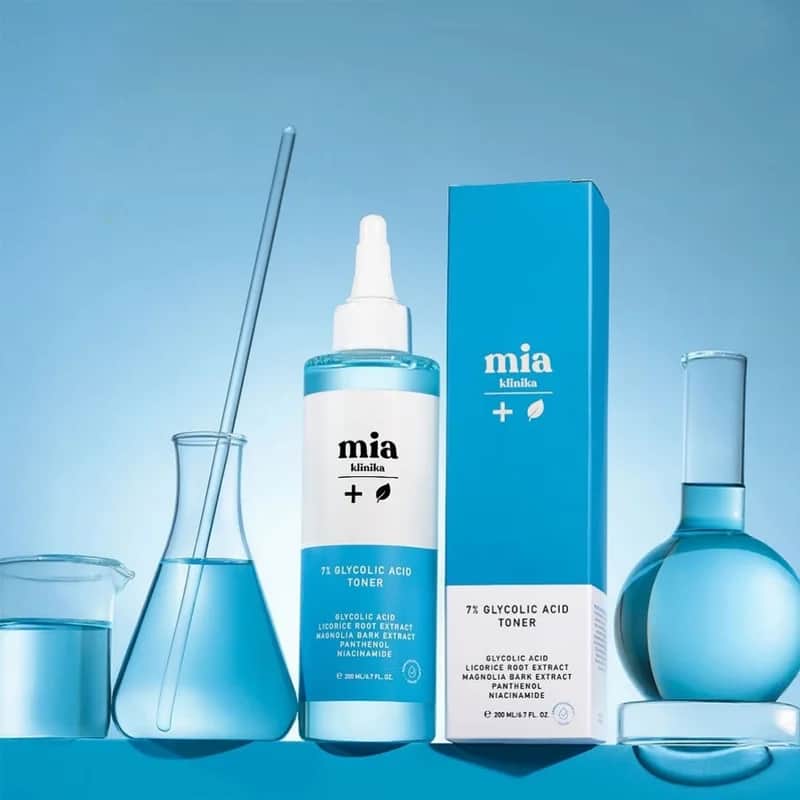 Mia Klinika تونر 7٪ حمض الجليكوليك المنقي والمشد للمسام من ميا كلينيكا 200 مل