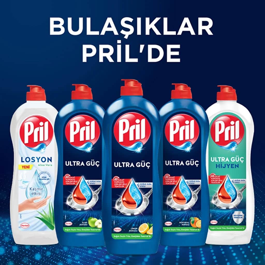 Pril سائل غسيل الأطباق بريل 675 غرام (تأثير الليمون 5+، تأثير إزالة الشحوم ذاتيًا)