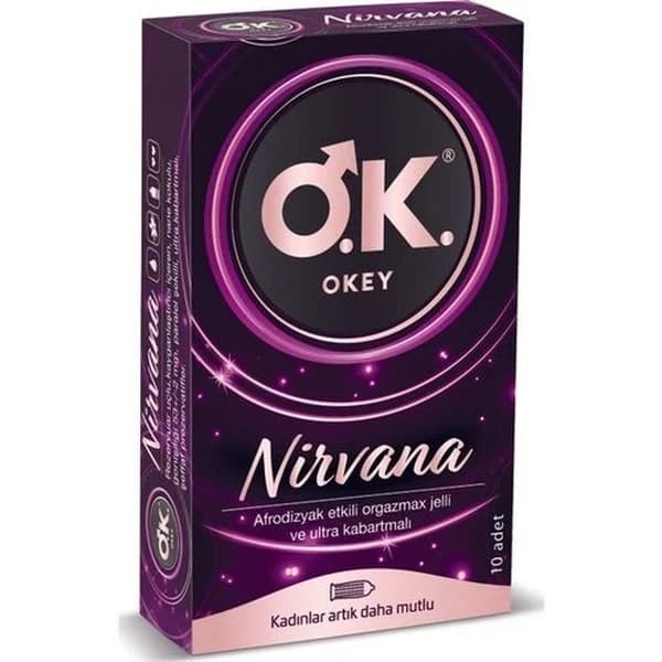 Okey واقيات ذكرية أوكي نيرفانا ١٠ قطع