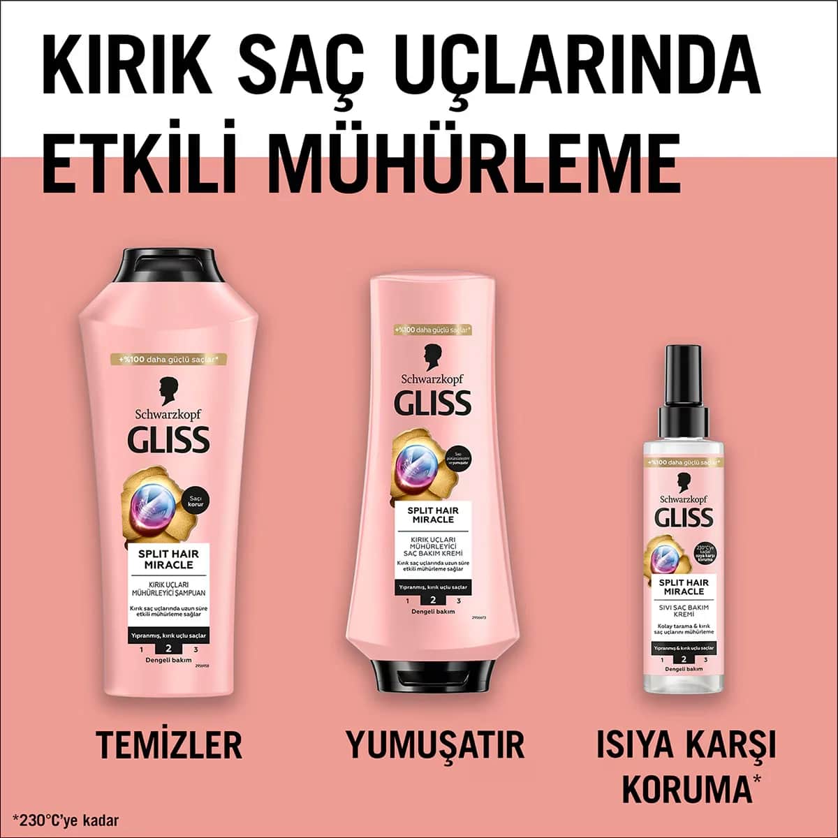 Gliss شامبو جليس المعجزة للشعر المتقصف 400 مل