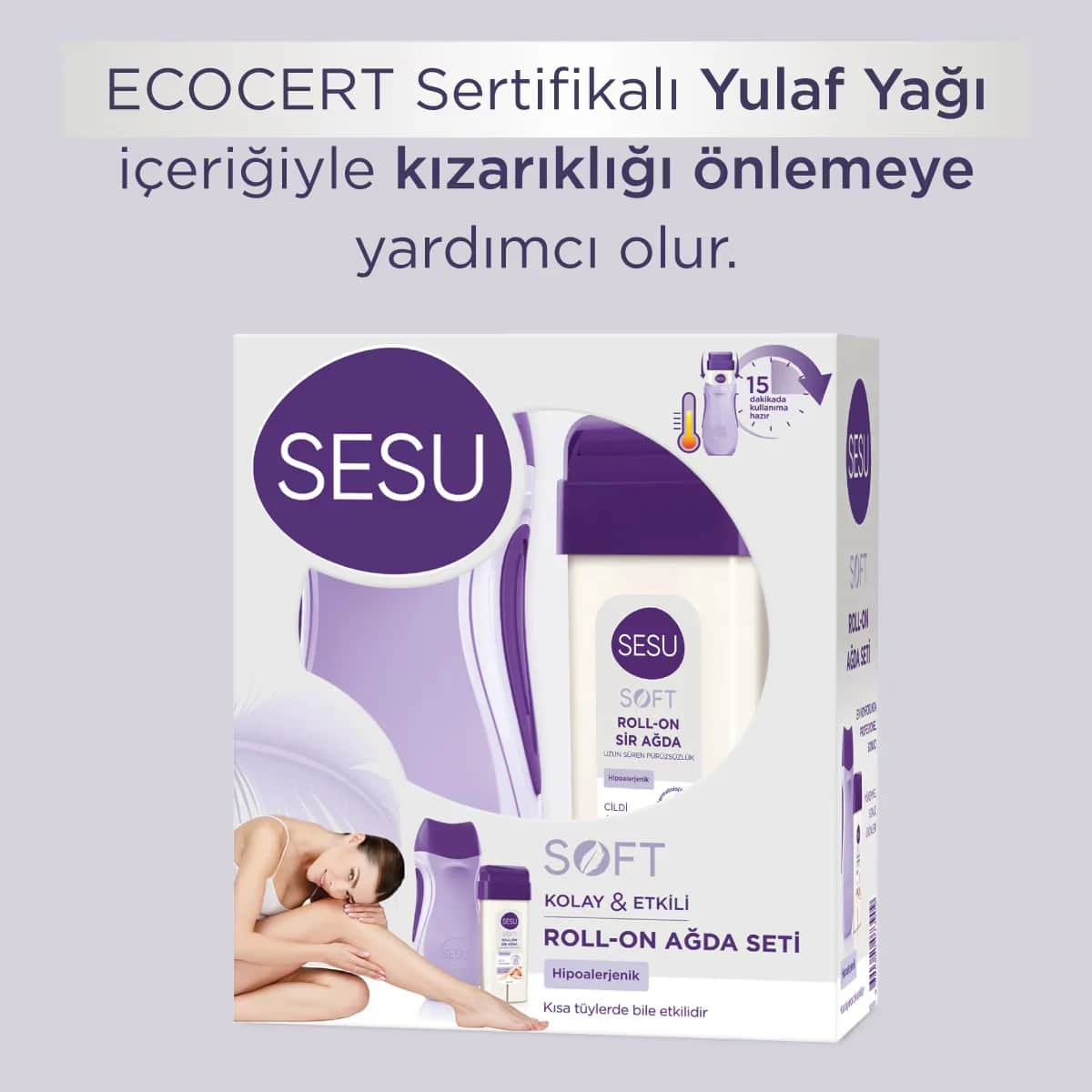 Sesu مجموعة إزالة الشعر بالشمع الناعم من سيسو