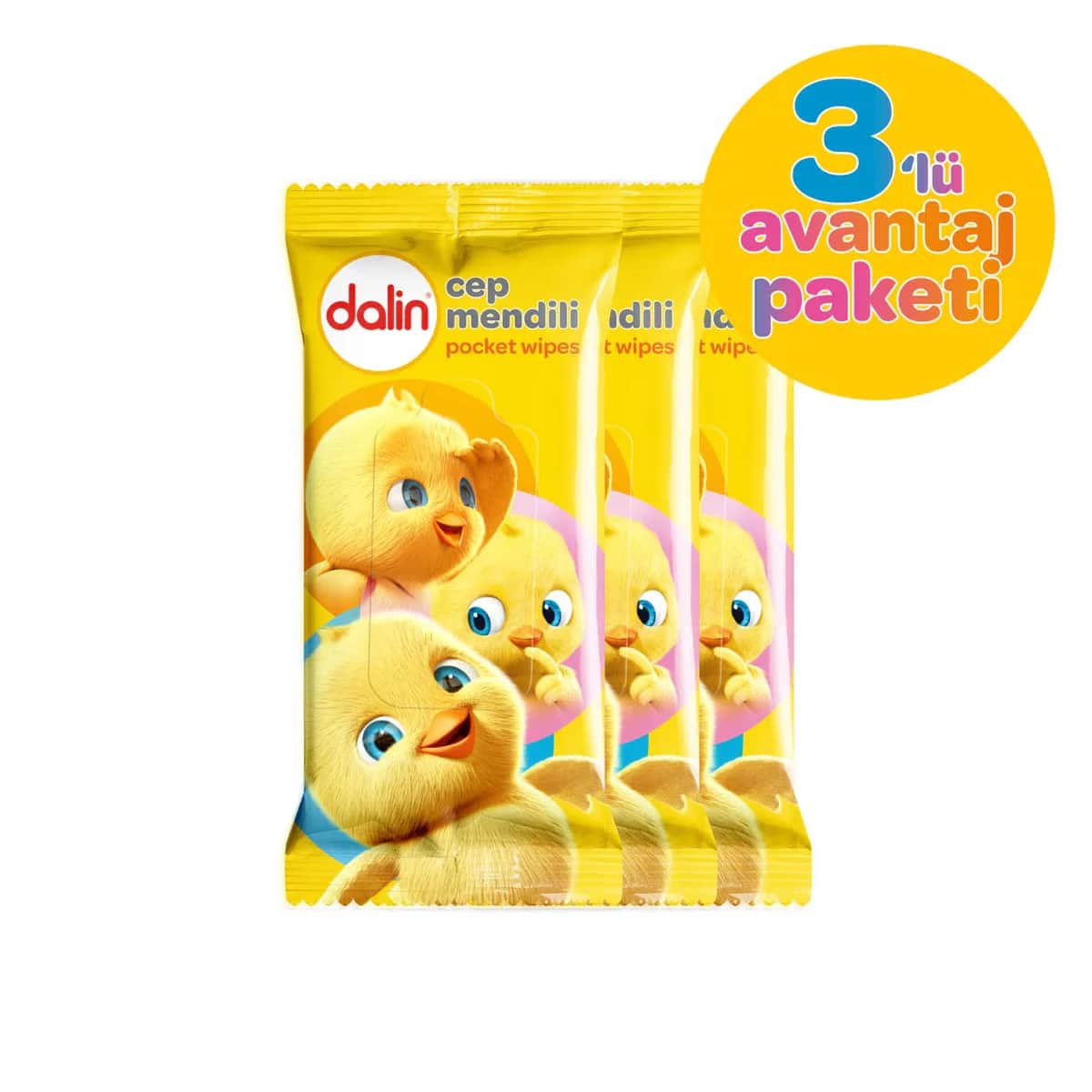 Dalin Wet Pocket Wipes Limited Edition 3x15 pcs