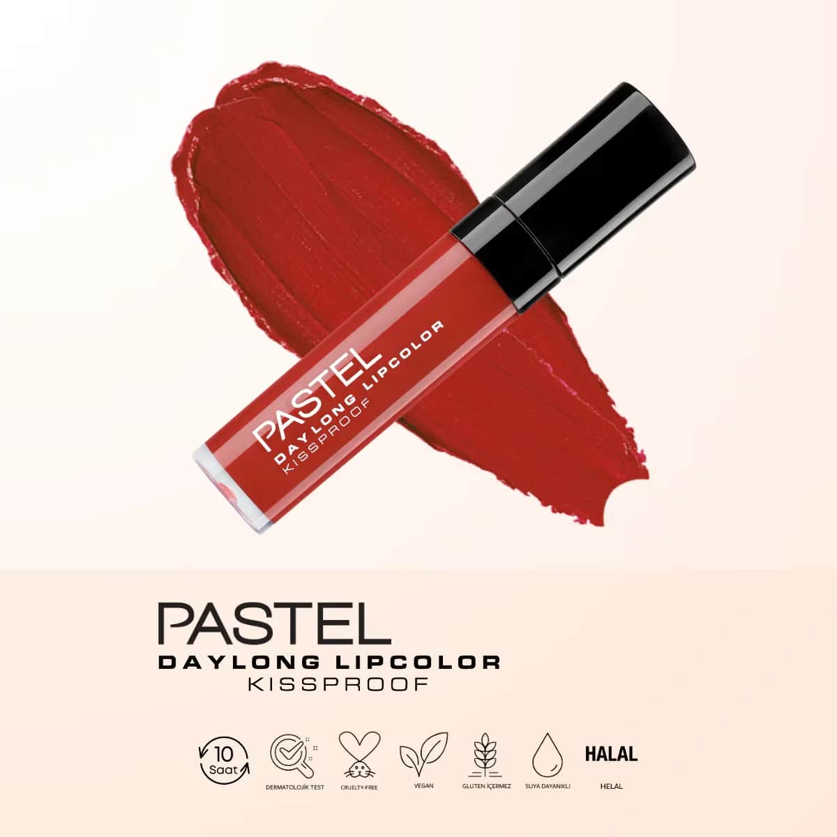 Pastel أحمر شفاه باستيل داي لونج ليب كولور كيس بروف رقم: 50