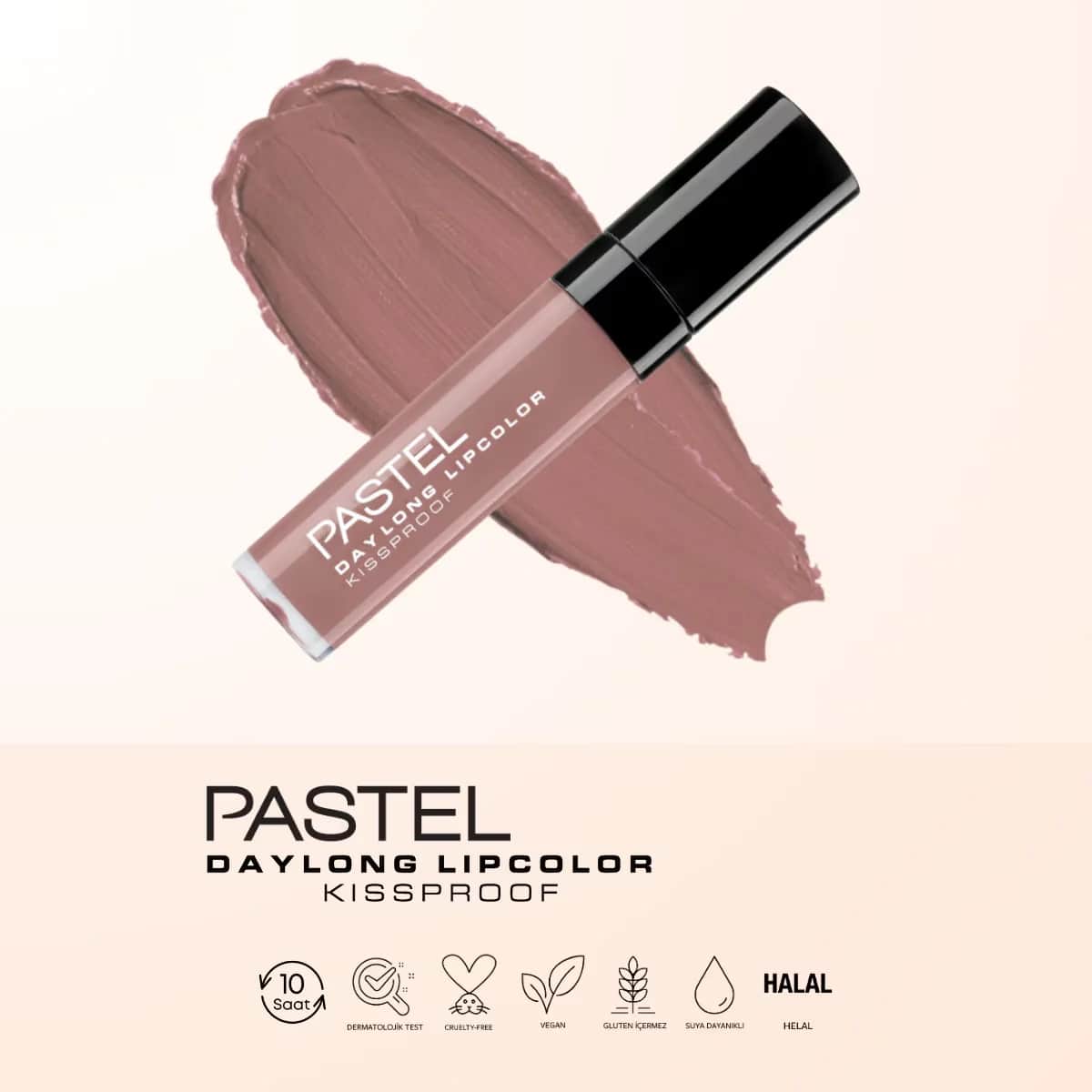 Pastel أحمر شفاه باستيل داي لونج ليب كولور كيس بروف رقم: 51