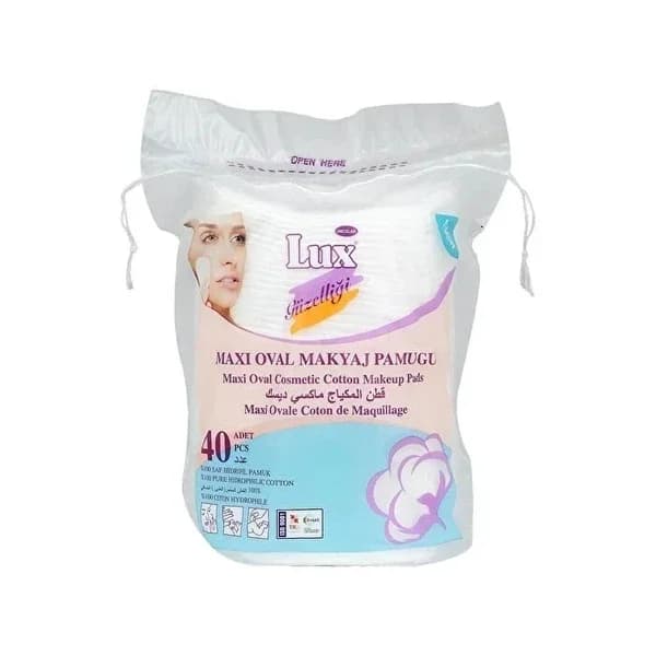 Lux قطن تنظيف لوكس ماكسي بيضاوي 40 قطعة