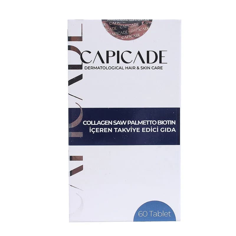 مكمل غذائي كابيكيد كولاجين ساو بالميتو بيوتين 60 قرص Capicade