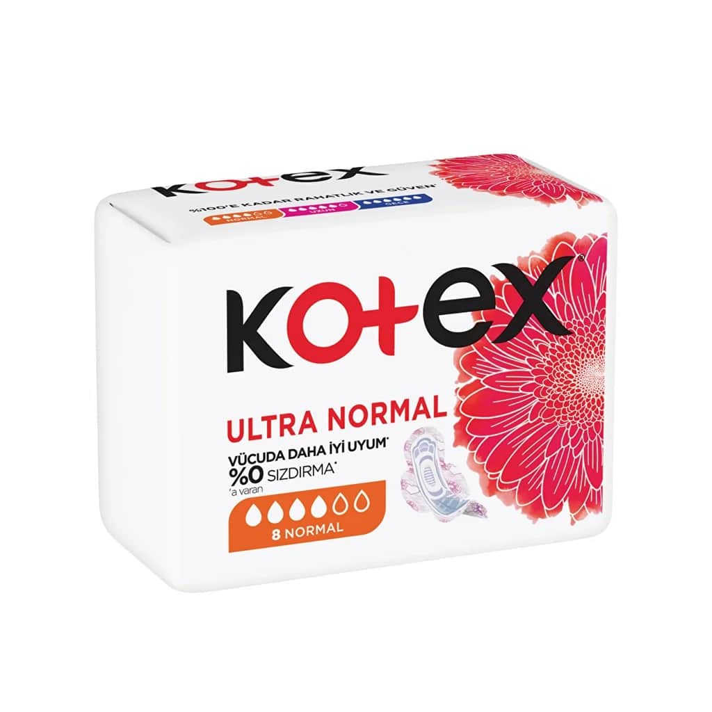 Kotex كوتكس ألترا فوط صحية عادية عبوة من 8 قطع