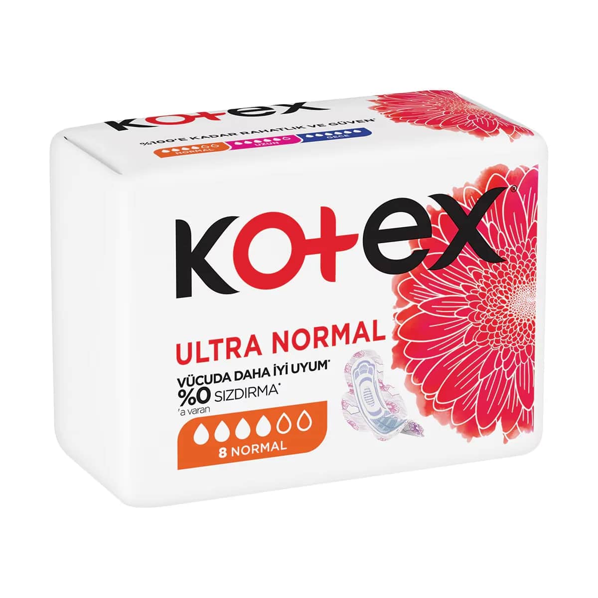Kotex فوط كوتكس ألترا العادية 8 قطع