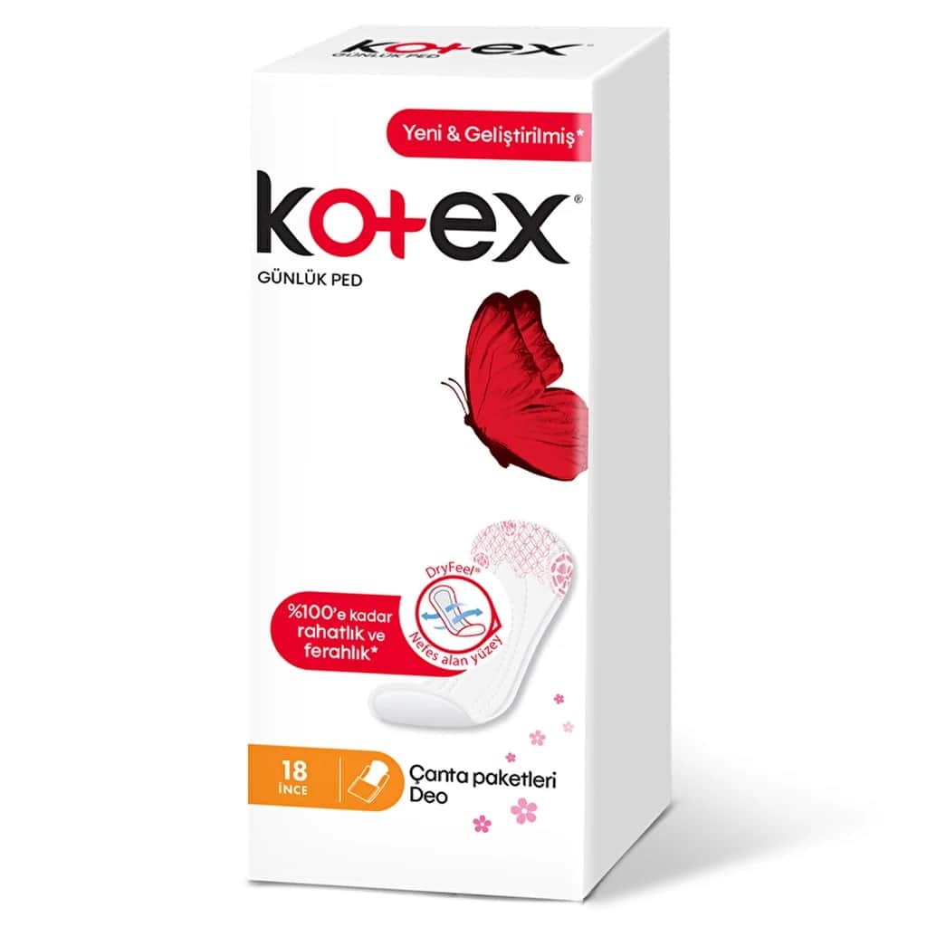Kotex فوط كوتكس اليومية 18 قطعة
