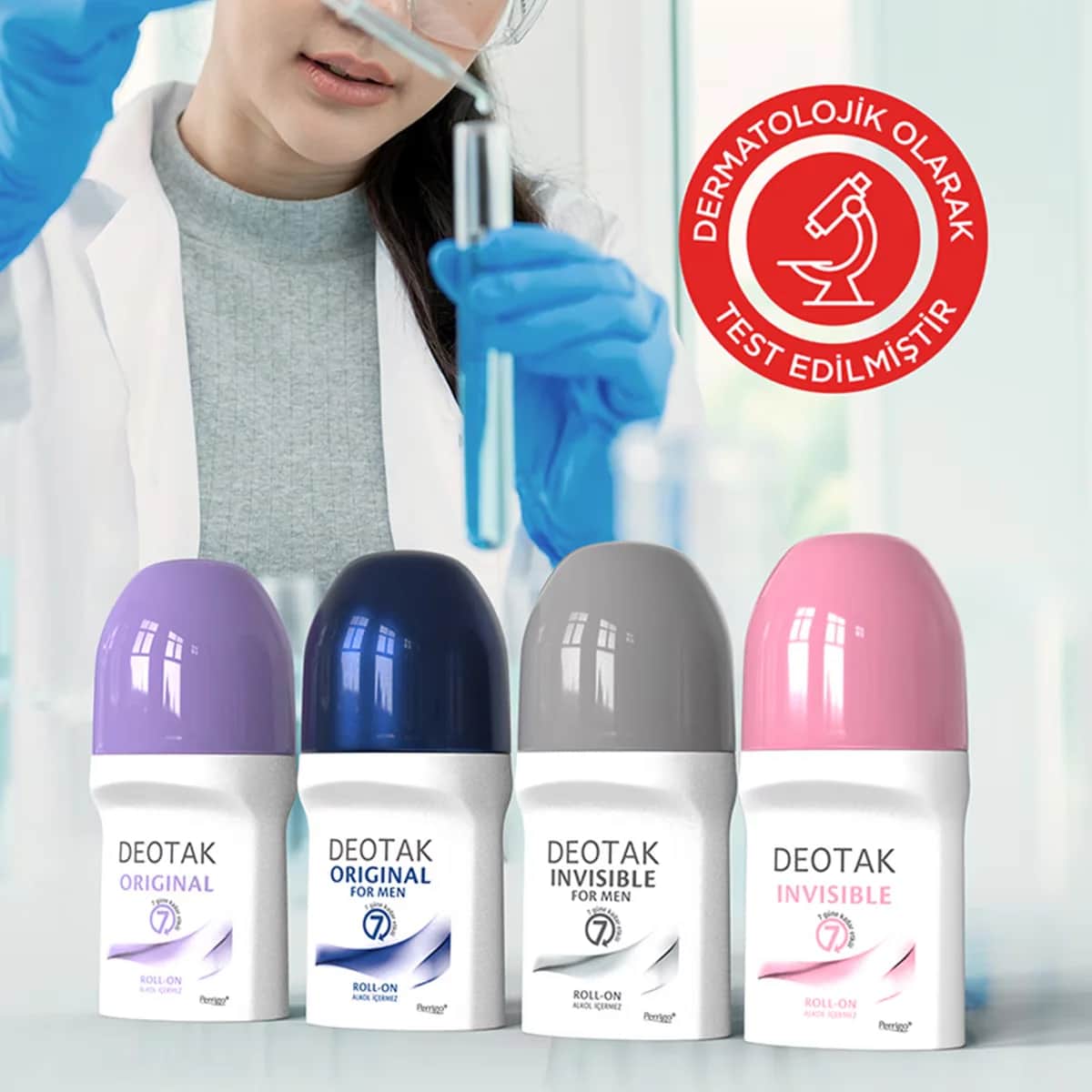 Deotak مزيل عرق ديوتاك غير مرئي رول أون للرجال 35 مل