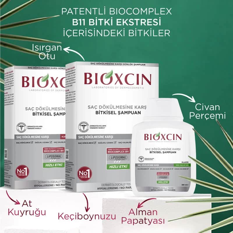 Bioxcin شامبو بيوكسين جينيسيس كلاسيك للشعر الدهني 3 × 300 مل