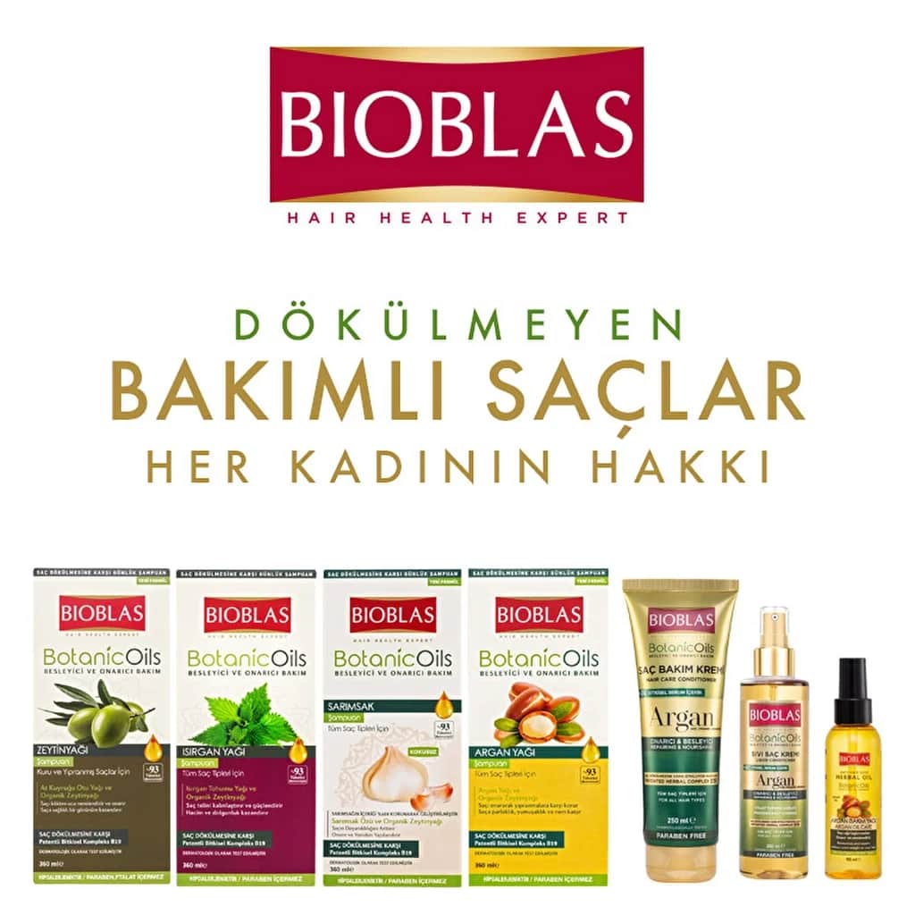 شامبو بيوبلاس العشبي لزيادة الحجم للشعر الضعيف والرفيع 360 مل Bioblas