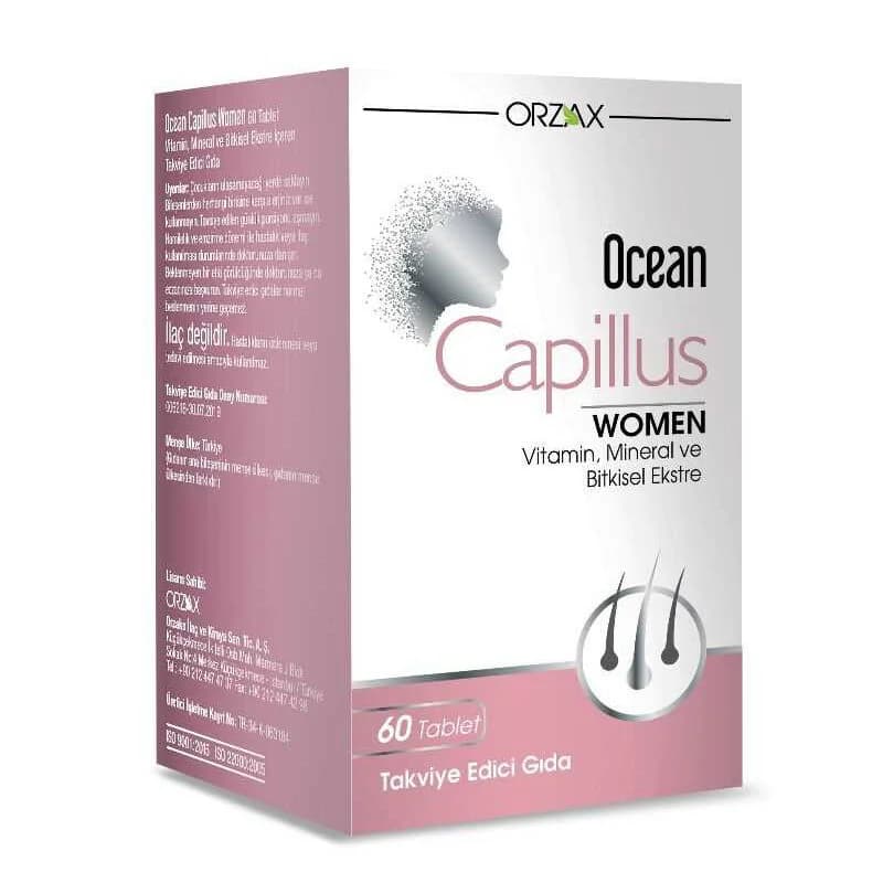 Orzax أورزاكس أوشن كابيلوس للنساء 60 قرصًا