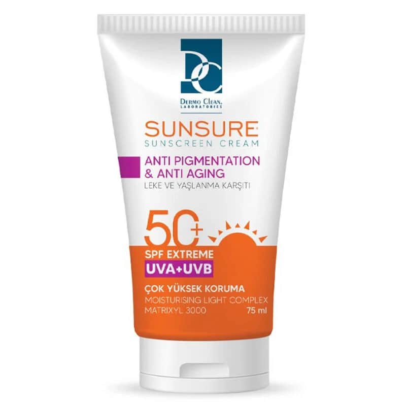 Dermo Clean Sunsure Sun Cream For Blemished Skin 75 ml