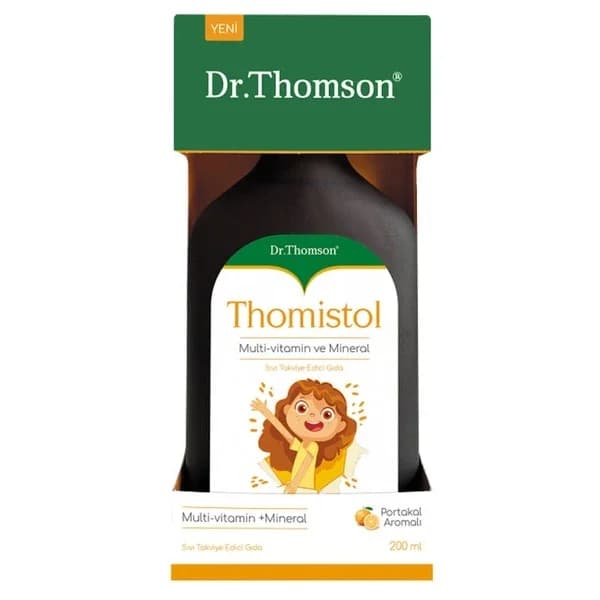 Dr.Thomson مكمل غذائي متعدد الفيتامينات والمعادن من دكتور ثوميستول، 200 مل