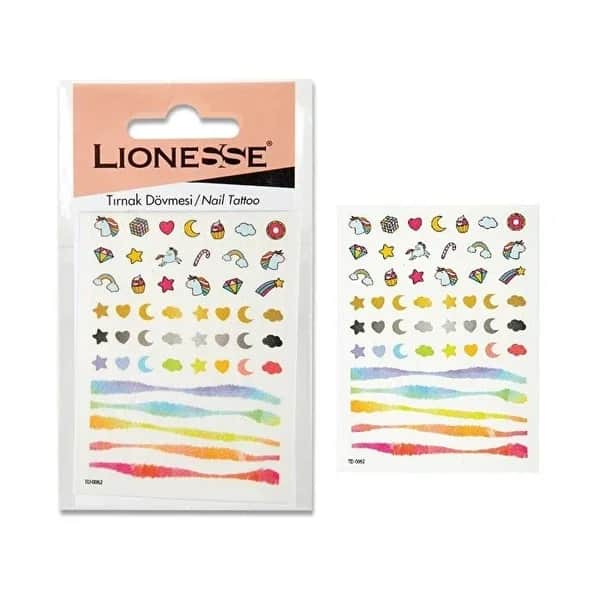 تاتو أظافر TD-0062 قطعة واحدة من ليونيس Lionesse