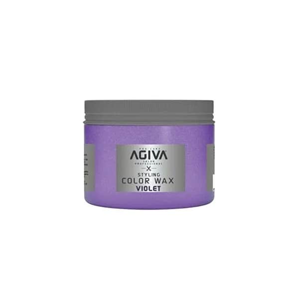 Agiva شمع أجيفا الملون لتصفيف الشعر باللون الأرجواني 120 مل