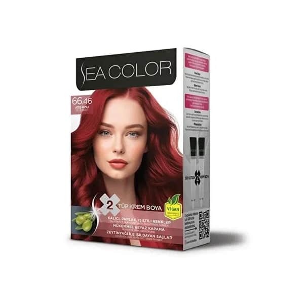 Sea Color مجموعة ألوان البحر 66.46 أحمر ناري 1 قطعة