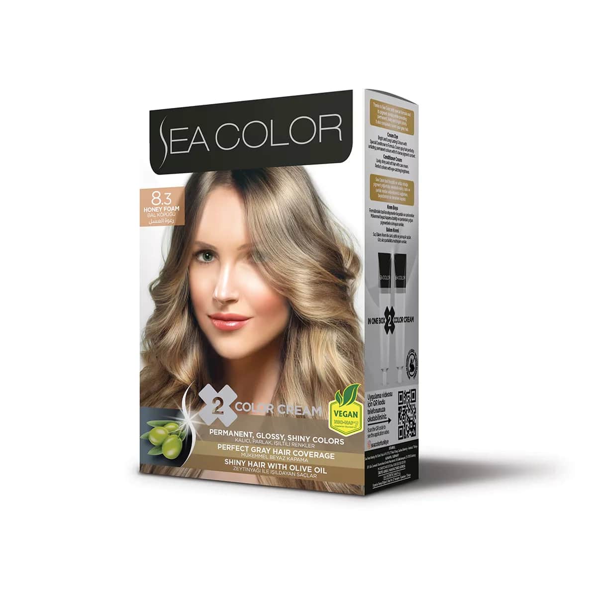 Sea Color مجموعة ألوان البحر 8.3 رغوة العسل