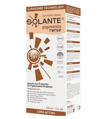 Solante لوشن ملون سولانتي بيجمينتا بعامل حماية من الشمس 50+ 150 مل