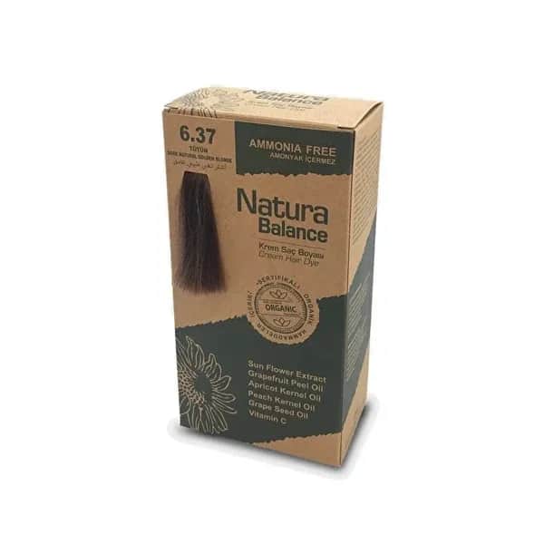 Natura Balance Cream Hair Dye Tobacco 6.37 1 pcs