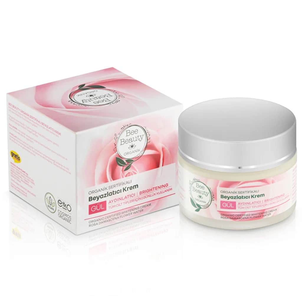 كريم بي بيوتي العضوي المعتمد لتفتيح البشرة 50 مل Bee Beauty
