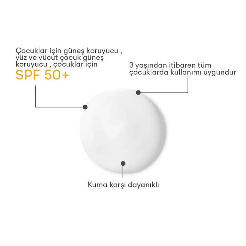 لوشن واقي شمس للأطفال SPF50+ 150 مل من أو تي سي إسطنبول إيلاج OTC İstanbul İlaç