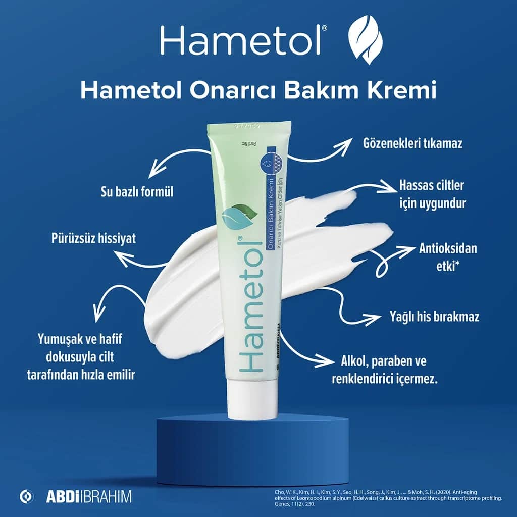 Abdi İbrahim Hametol Repairing Care Cream For Very Dry Skin 30 g