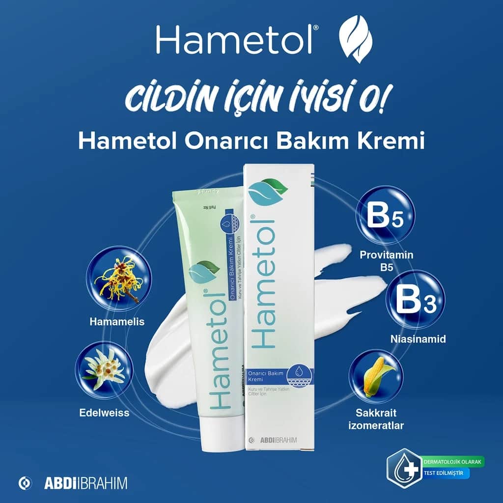 Abdi İbrahim Hametol Repairing Care Cream For Very Dry Skin 30 g