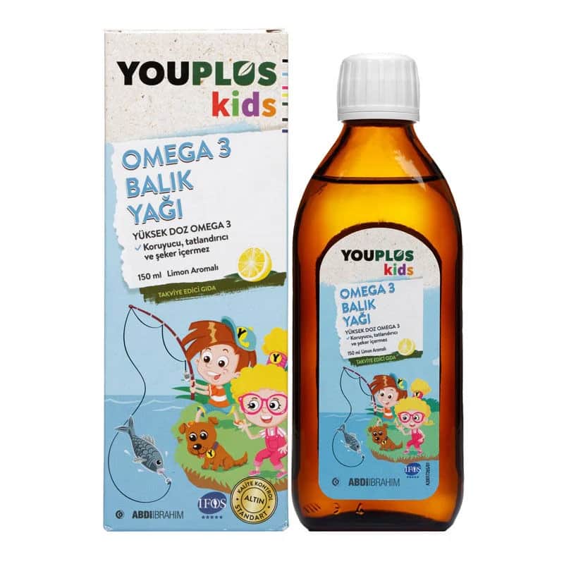 YouPlus يو بلس كيدز أوميجا 3 150 مل