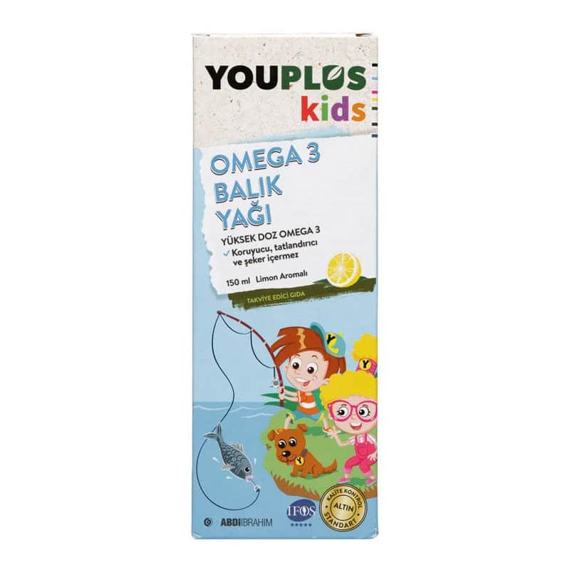 YouPlus يو بلس كيدز أوميجا 3 150 مل