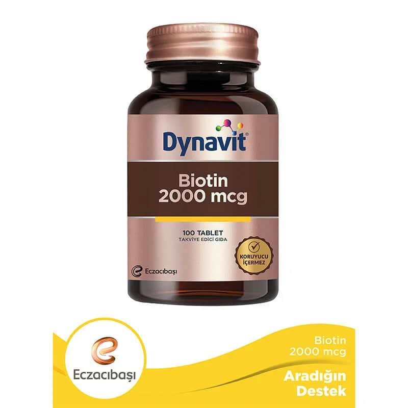Dynavit دينافيت بيوتين 2000 ميكروغرام 100 قرص