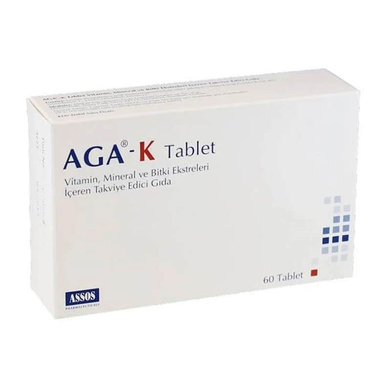 AGA مكمل غذائي آغا-ك 60 قرصًا