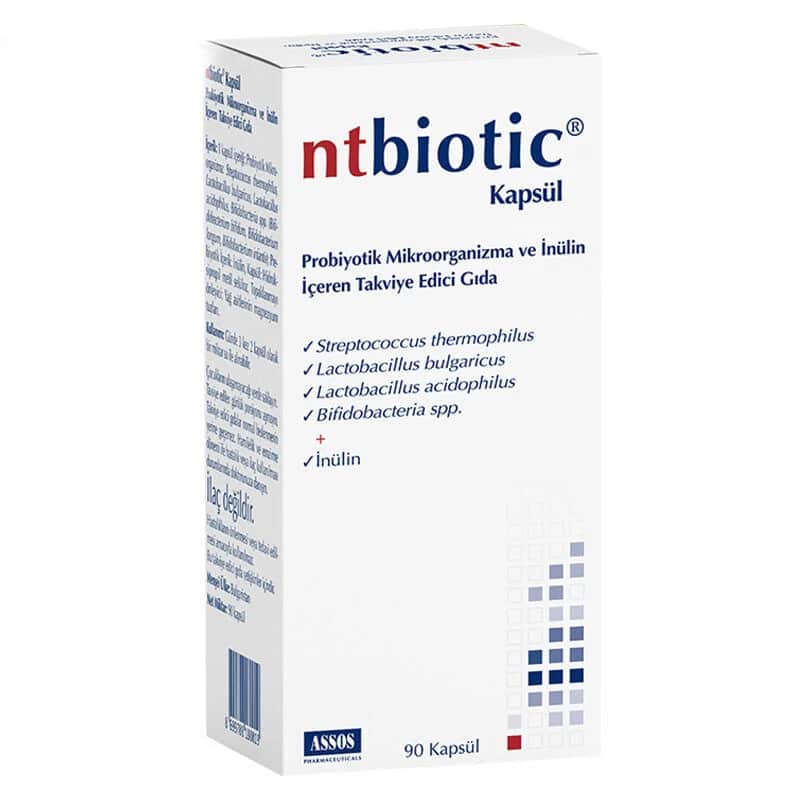 NTBiotic كبسولات إن تي بيوتيك 90