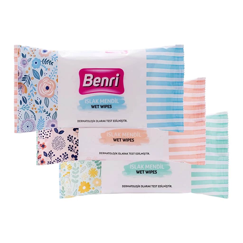 Benri مناديل بينري المبللة 15 × 3