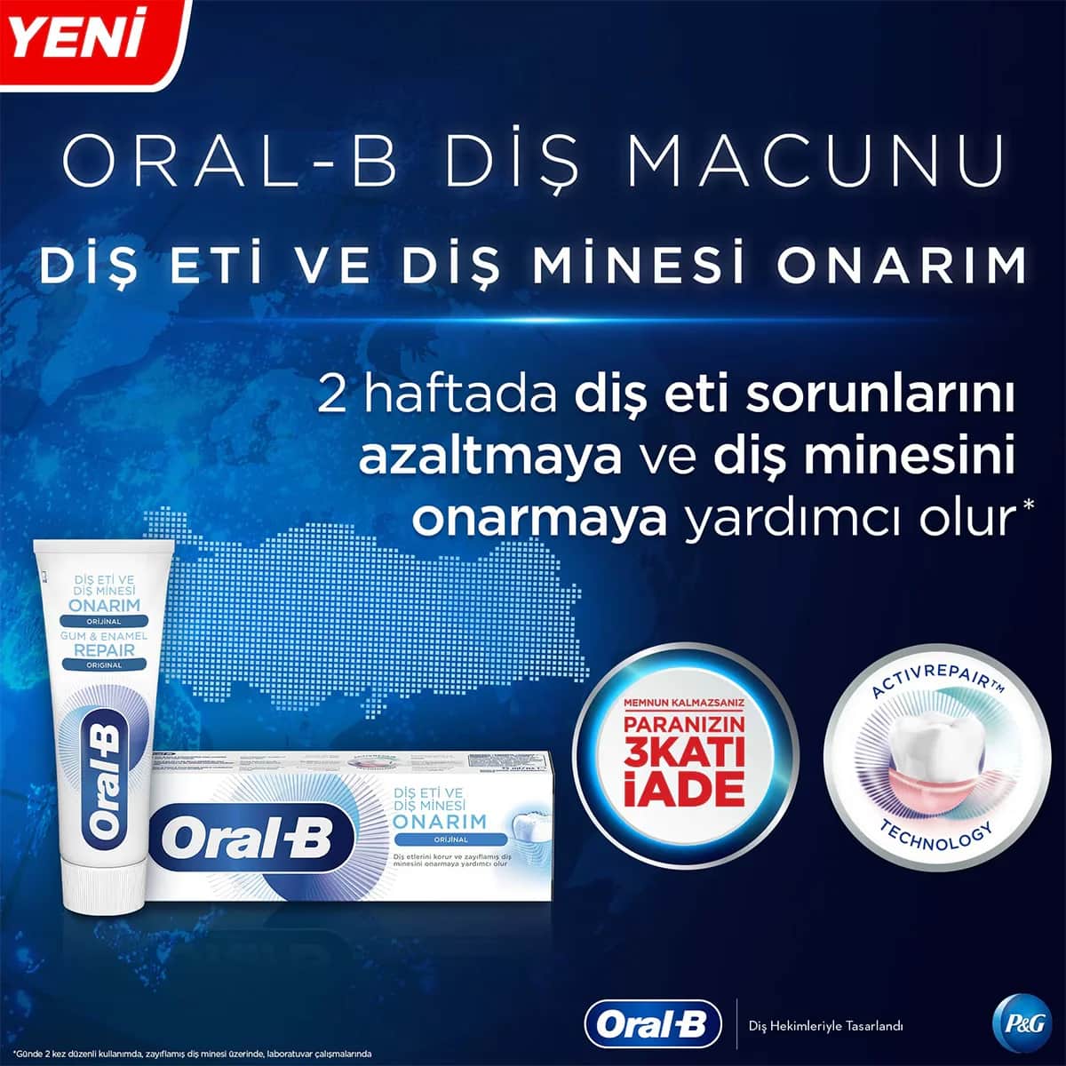 Oral-B معجون أسنان أورال-بي ريبير الأصلي 75 مل