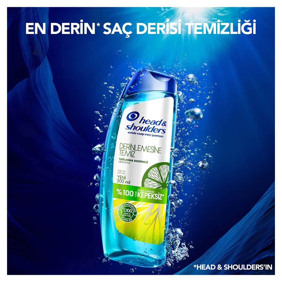Head & Shoulders شامبو هيد آند شولدرز للتحكم بالزيت والتنظيف العميق المضاد للقشرة 300 مل