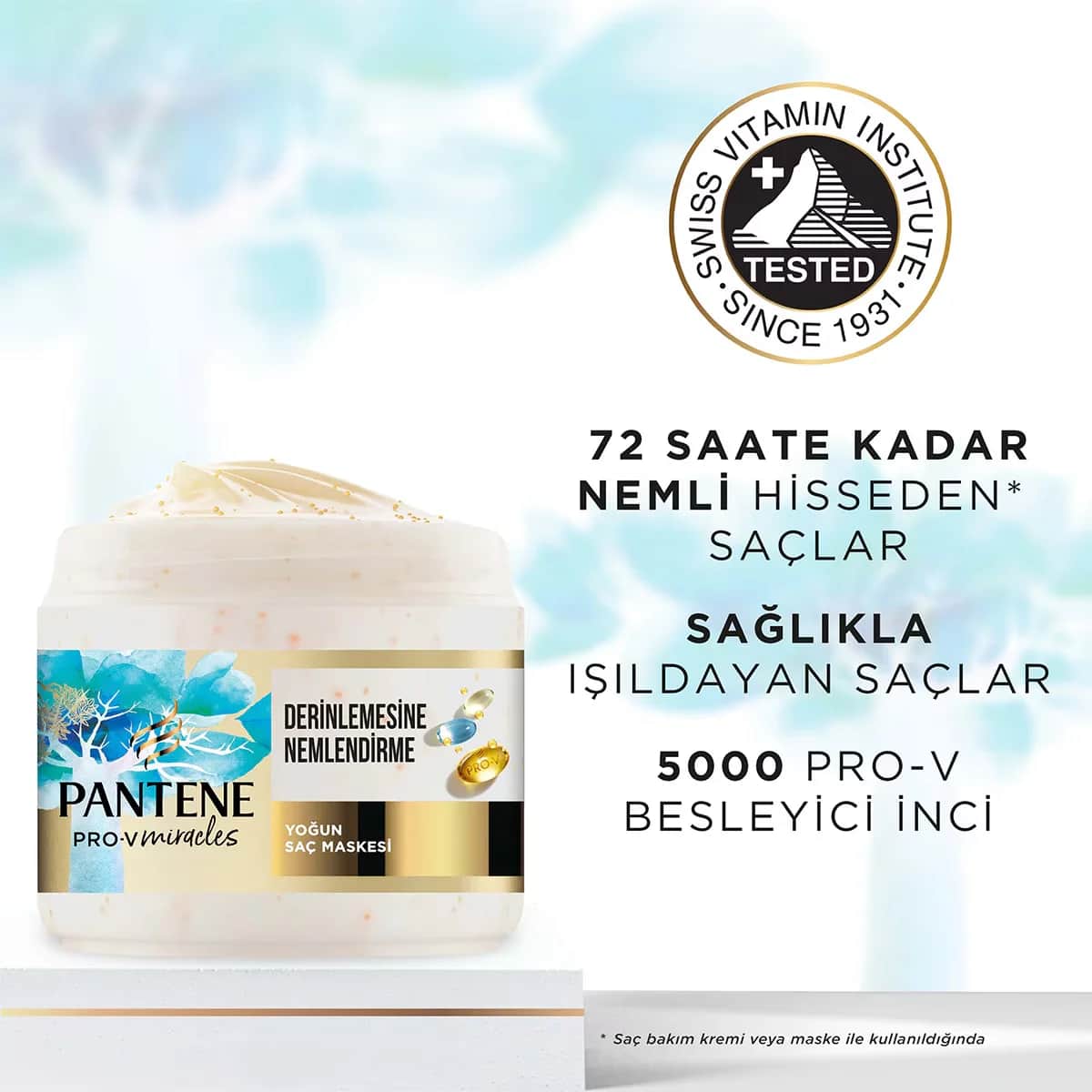 Pantene قناع الشعر بانتين برو-في ميراكلز سيلكي شاين 300 مل
