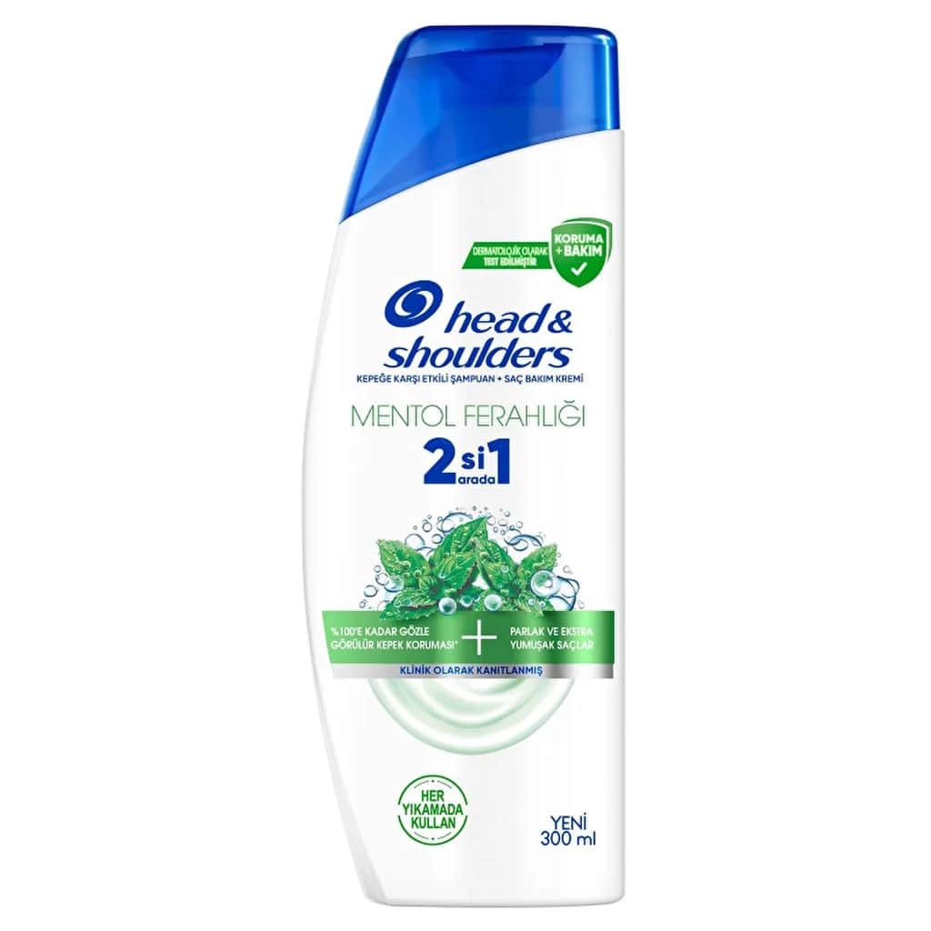 Head & Shoulders شامبو هيد آند شولدرز المضاد للقشرة برائحة المنثول المنعشة 300 مل