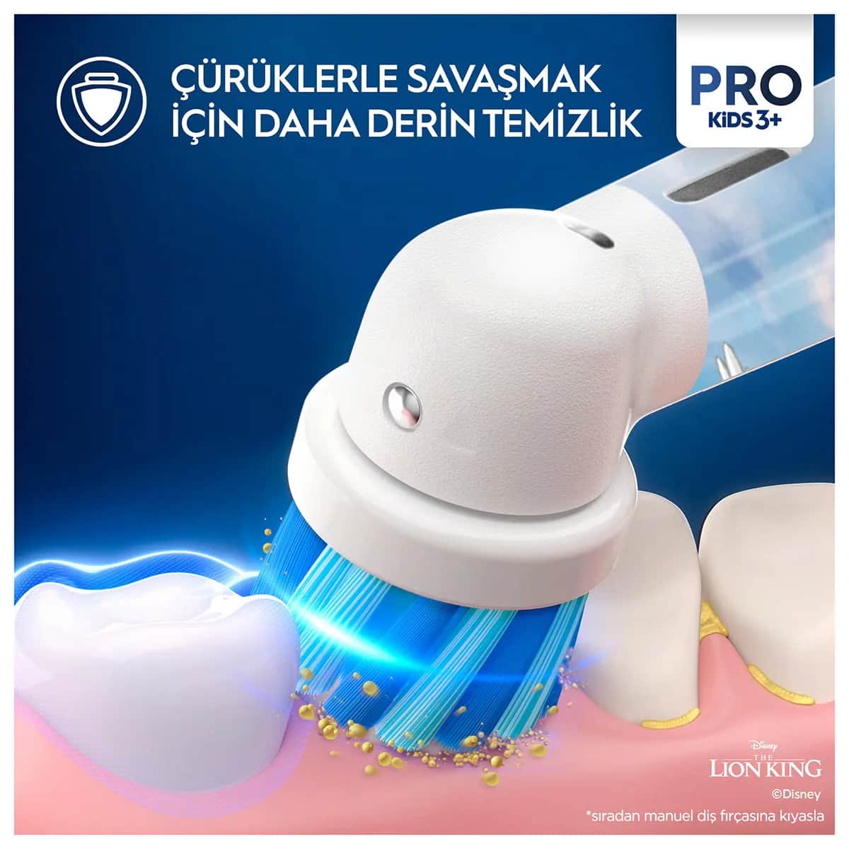 فرشاة أسنان قابلة للشحن مع علبة سفر من أورال-بي طراز برو D103 Oral-B