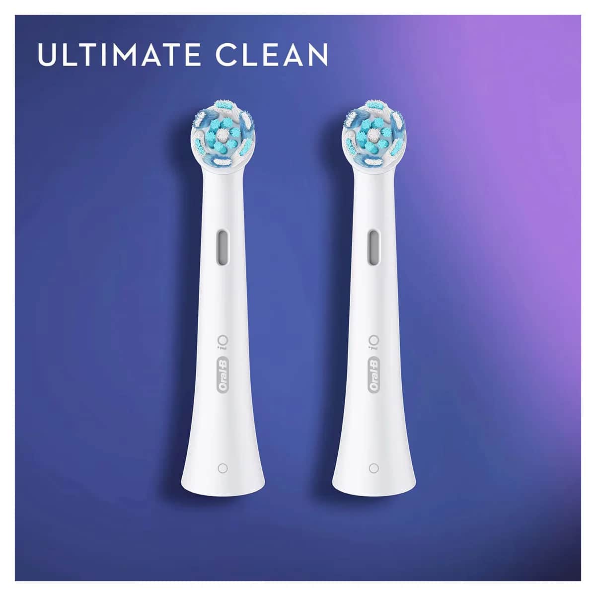 Oral-B رأس فرشاة أسنان أورال-بي آي أو ألتيميت كلين، قطعتان