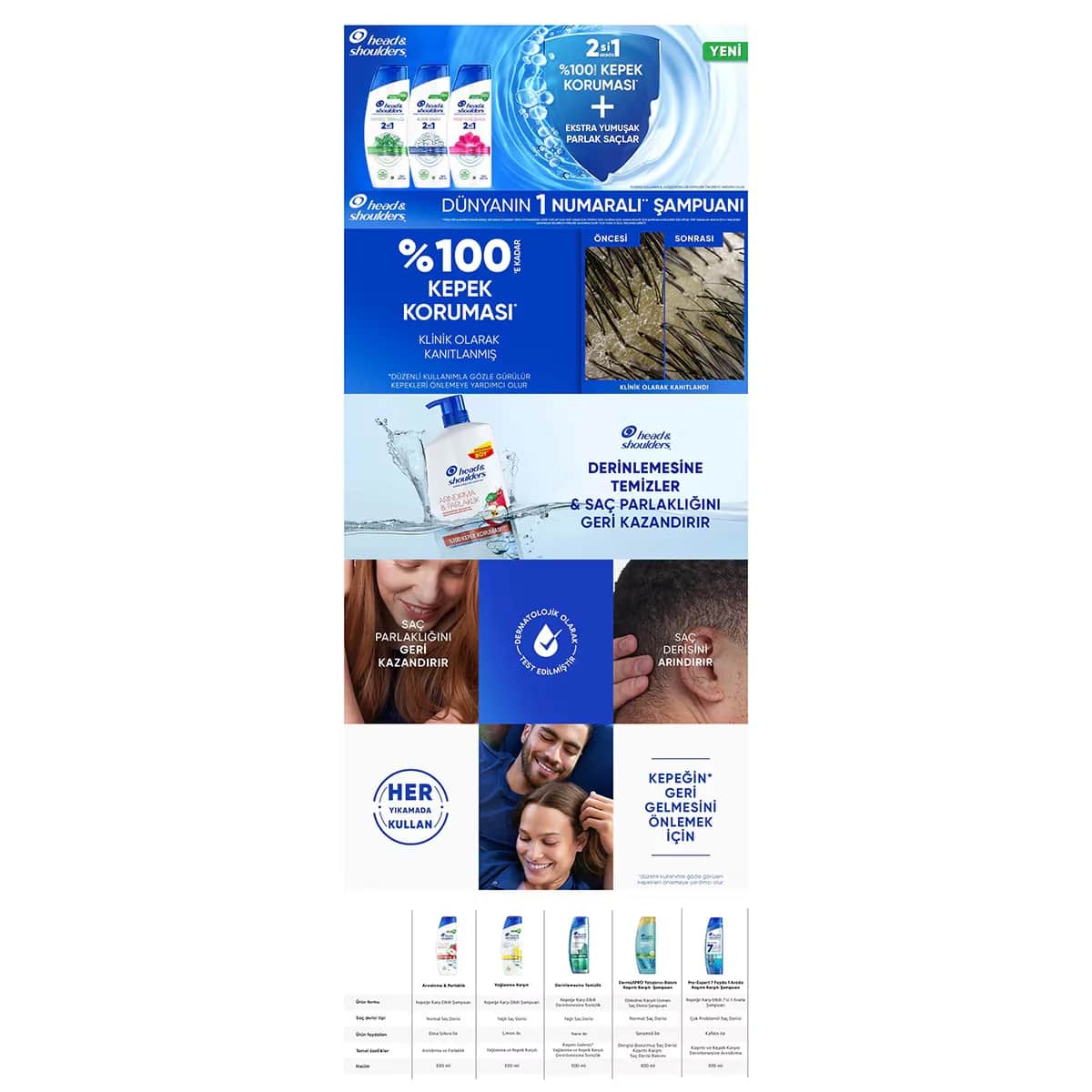 Head & Shoulders شامبو هيد آند شولدرز بالليمون ٢ في ١ ٣٠٠ مل