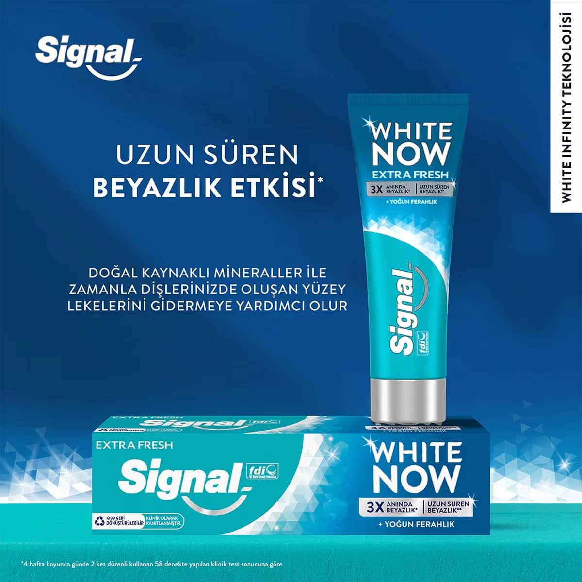 Signal معجون أسنان سيجنال وايت ناو إكسترا فريش 75 مل