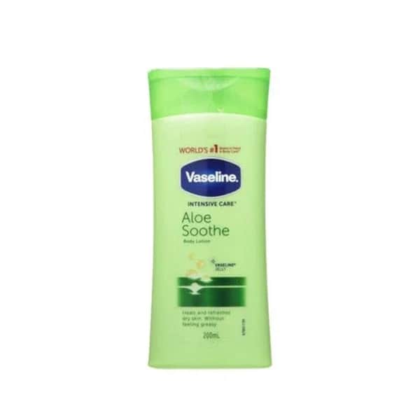 Vaseline لوشن فازلين ألو سوث للجسم 400 مل لتخفيف جفاف البشرة