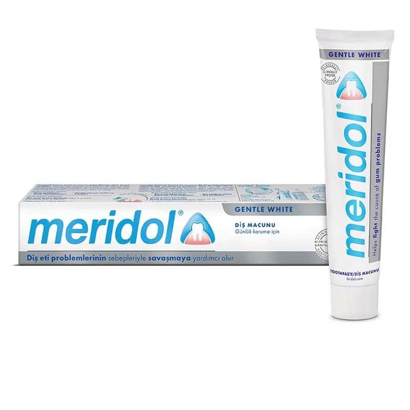 Meridol معجون أسنان ميريدول للعناية باللثة وتبييض الأسنان 75 مل