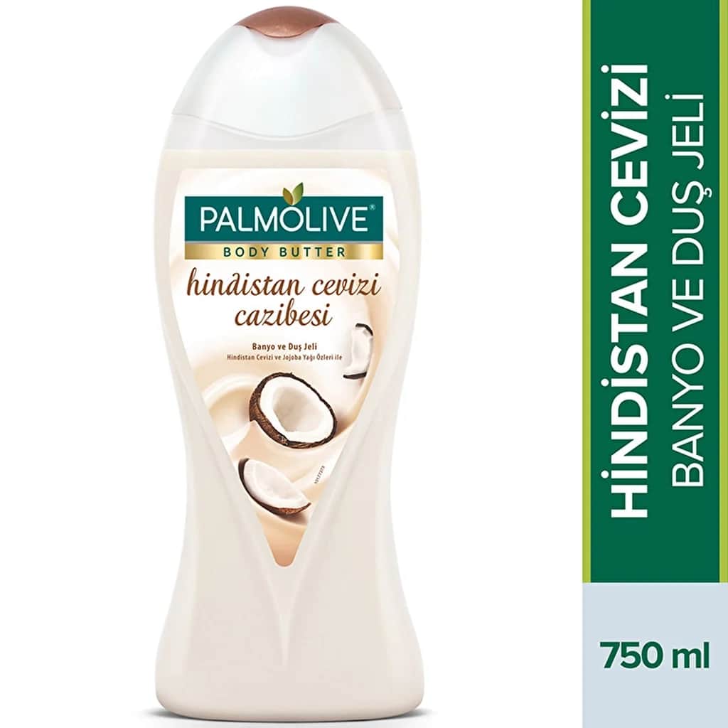 Palmolive جل استحمام بزبدة الجسم بجوز الهند من بالموليف، 750 مل
